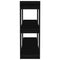 vidaXL Book Cabinet/Room Divider Black 100x30x87 cm