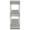 vidaXL Book Cabinet/Room Divider Concrete Grey 100x30x87 cm