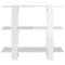vidaXL Book Cabinet/Room Divider High Gloss White 100x30x87 cm