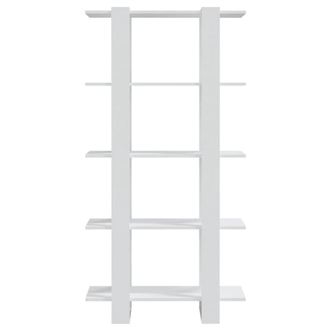 vidaXL Book Cabinet/Room Divider White 80x30x160 cm Engineered Wood