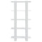 vidaXL Book Cabinet/Room Divider White 80x30x160 cm Engineered Wood