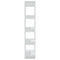 vidaXL Book Cabinet/Room Divider White 80x30x160 cm Engineered Wood