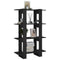 vidaXL Book Cabinet/Room Divider Black 80x30x123.5 cm