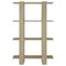 vidaXL Book Cabinet/Room Divider Sonoma Oak 80x30x123.5 cm