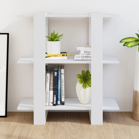 vidaXL Book Cabinet/Room Divider White 80x30x87 cm
