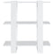 vidaXL Book Cabinet/Room Divider White 80x30x87 cm