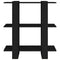 vidaXL Book Cabinet/Room Divider Black 80x30x87 cm