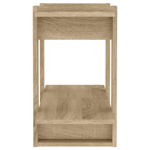 vidaXL Book Cabinet/Room Divider Sonoma Oak 80x30x51 cm