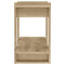 vidaXL Book Cabinet/Room Divider Sonoma Oak 80x30x51 cm