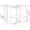 vidaXL Book Cabinet/Room Divider Sonoma Oak 80x30x51 cm