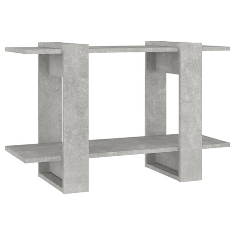 vidaXL Book Cabinet/Room Divider Concrete Grey 80x30x51 cm