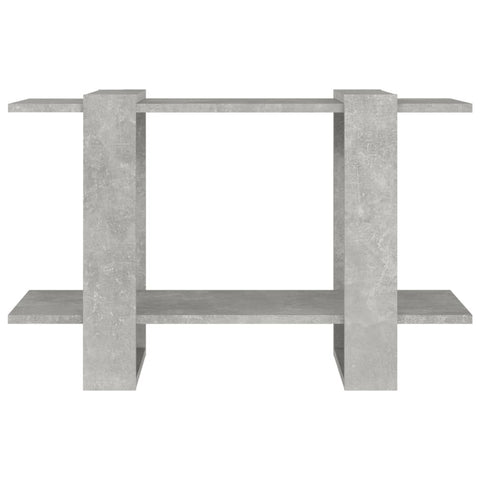 vidaXL Book Cabinet/Room Divider Concrete Grey 80x30x51 cm