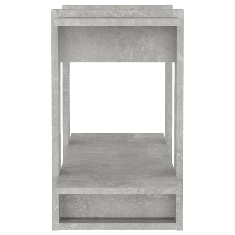 vidaXL Book Cabinet/Room Divider Concrete Grey 80x30x51 cm