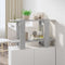 vidaXL Book Cabinet/Room Divider Concrete Grey 80x30x51 cm