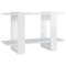 vidaXL Book Cabinet/Room Divider High Gloss White 80x30x51 cm