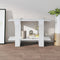 vidaXL Book Cabinet/Room Divider High Gloss White 80x30x51 cm