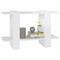 vidaXL Book Cabinet/Room Divider High Gloss White 80x30x51 cm