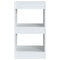 vidaXL Book Cabinet/Room Divider White 40x30x72 cm