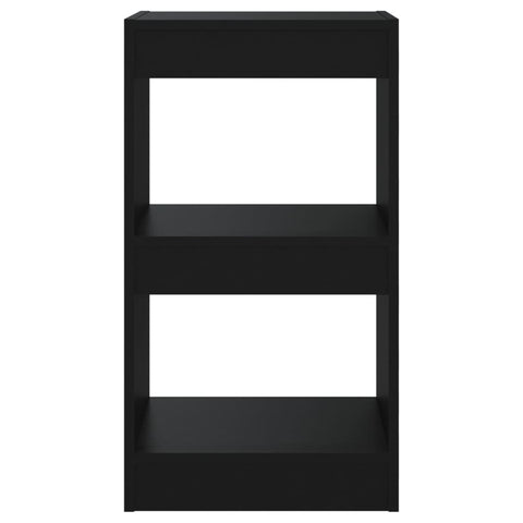 vidaXL Book Cabinet/Room Divider Black 40x30x72 cm