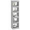 vidaXL Book Cabinet/Room Divider Concrete Grey 40x30x166 cm