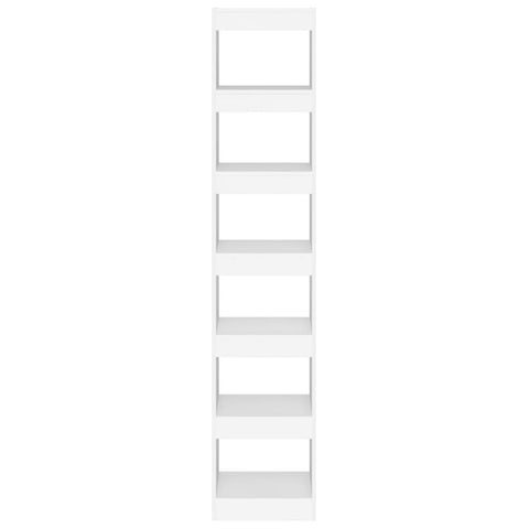 vidaXL Book Cabinet/Room Divider White 40x30x198 cm