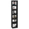 vidaXL Book Cabinet/Room Divider Black 40x30x198 cm