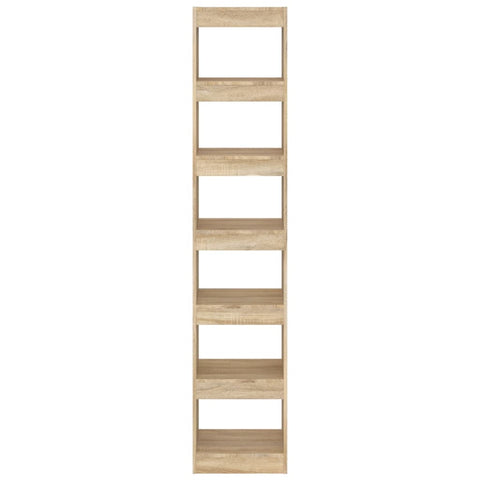 vidaXL Book Cabinet/Room Divider Sonoma Oak 40x30x198 cm