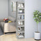 vidaXL Book Cabinet/Room Divider Concrete Grey 40x30x198 cm