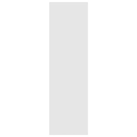 vidaXL Book Cabinet/Room Divider High Gloss White 60x30x103 cm Engineered Wood