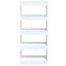vidaXL Book Cabinet/Room Divider High Gloss White 60x30x135 cm Engineered Wood