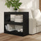 vidaXL Book Cabinet/Room Divider Black 80x30x72 cm