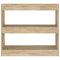 vidaXL Book Cabinet/Room Divider Sonoma Oak 80x30x72 cm