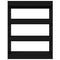 vidaXL Book Cabinet/Room Divider Black 80x30x103 cm Engineered wood