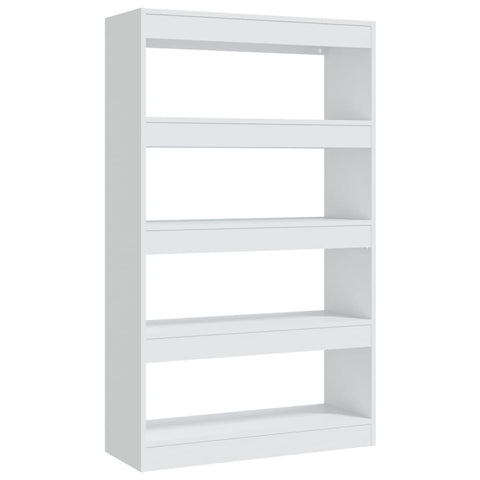 vidaXL Book Cabinet/Room Divider White 80x30x135 cm Engineered Wood