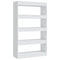 vidaXL Book Cabinet/Room Divider White 80x30x135 cm Engineered Wood