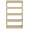 vidaXL Book Cabinet/Room Divider Sonoma Oak 80x30x135 cm Engineered Wood