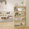 vidaXL Book Cabinet/Room Divider Sonoma Oak 80x30x135 cm Engineered Wood