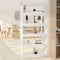 vidaXL Book Cabinet/Room Divider White 80x30x166 cm Engineered Wood