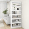 vidaXL Book Cabinet/Room Divider White 80x30x198 cm Engineered Wood