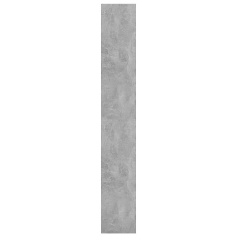 vidaXL Book Cabinet/Room Divider Concrete Grey 80x30x198 cm Engineered Wood