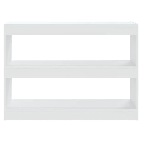 vidaXL Book Cabinet/Room Divider White 100x30x72 cm