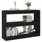 vidaXL Book Cabinet/Room Divider Black 100x30x72 cm
