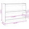 vidaXL Book Cabinet/Room Divider Black 100x30x72 cm