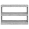 vidaXL Book Cabinet/Room Divider Concrete Grey 100x30x72 cm