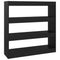 vidaXL Book Cabinet/Room Divider Black 100x30x103 cm