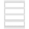 vidaXL Book Cabinet/Room Divider White 100x30x135 cm