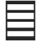 vidaXL Book Cabinet/Room Divider Black 100x30x135 cm