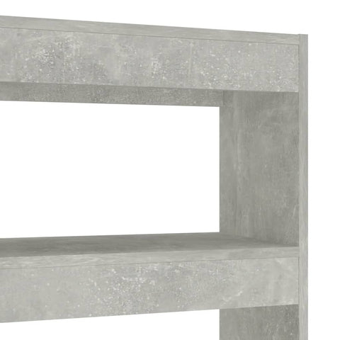 vidaXL Book Cabinet/Room Divider Concrete Grey 100x30x135 cm