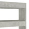 vidaXL Book Cabinet/Room Divider Concrete Grey 100x30x135 cm