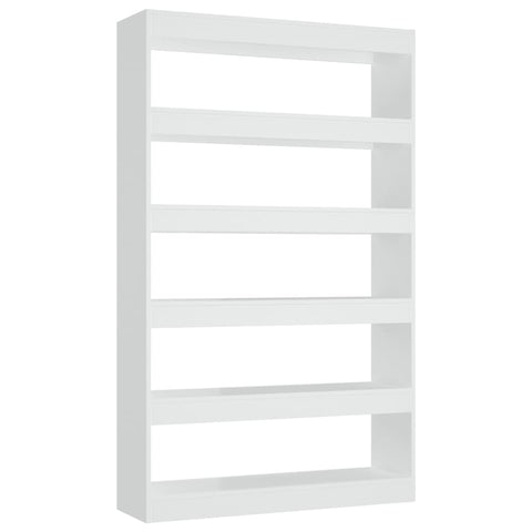 vidaXL Book Cabinet/Room Divider White 100x30x166 cm